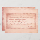 Wisdom Boeddha (Voorkant / Achterkant)