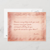 Wisdom Boeddha Briefkaart (Voorkant / Achterkant)