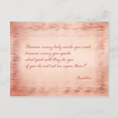 Wisdom Boeddha Briefkaart (Voorkant)