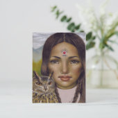 Wisdom Briefkaart (Staand voorkant)