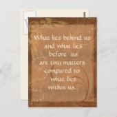 Wisdom Briefkaart (Voorkant / Achterkant)