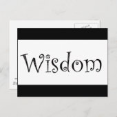 Wisdom Briefkaart (Voorkant / Achterkant)