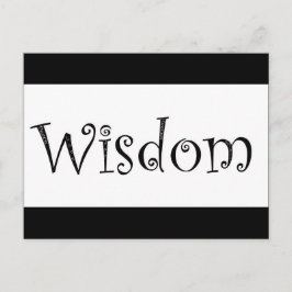 Wisdom Briefkaart