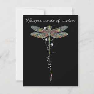 Wisdom Brocade Dragonfly Bedankkaart