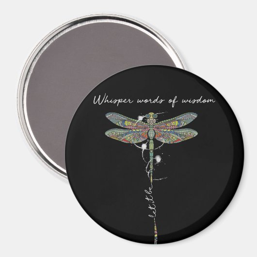 Wisdom Brocade Dragonfly Magneet (Voorkant / Achterkant)