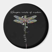 Wisdom Brocade Dragonfly Magneet (Voorkant)