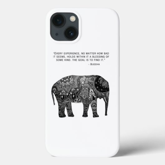 Wisdom Buddha Elephant Phone Case (Achterkant)