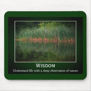 Wisdom Cattails Inspirerend Muismat