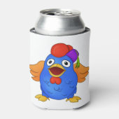 Wisdom Chicken logo Blikjeskoeler (Blikje Voorkant)