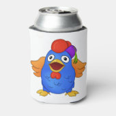 Wisdom Chicken logo Blikjeskoeler (Blikje Achterkant)