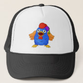Wisdom Chicken logo Trucker Pet (Voorkant)