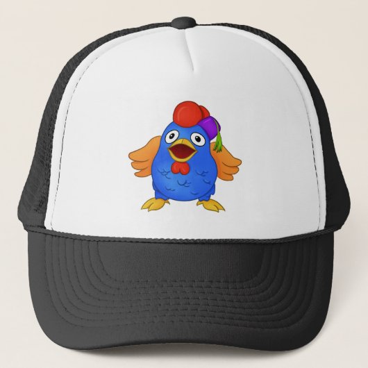 Wisdom Chicken logo Trucker Pet (Voorkant)