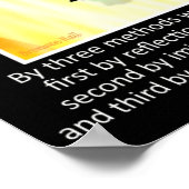 Wisdom - Chinees symbool Poster (Hoek)