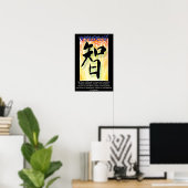 Wisdom - Chinees symbool Poster (Thuiskantoor)
