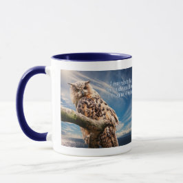 Wisdom Citaat Owl mokken