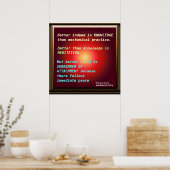 WISDOM Citaten uit Bhagavad Gita Poster (Keuken)