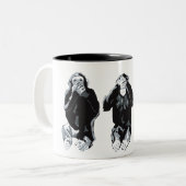 Wisdom Cup Tweekleurige Koffiemok (Voorkant links)
