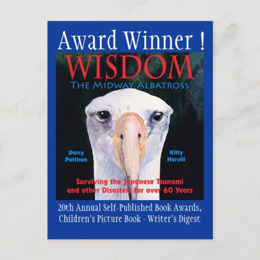 WISDOM de Midway Albatross, Promo Cards Briefkaart (Voorkant)