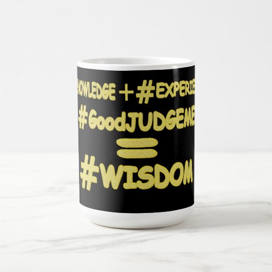 "WISDOM EQUATION" Cute Expression Design. Bestel n Koffiemok (Center)