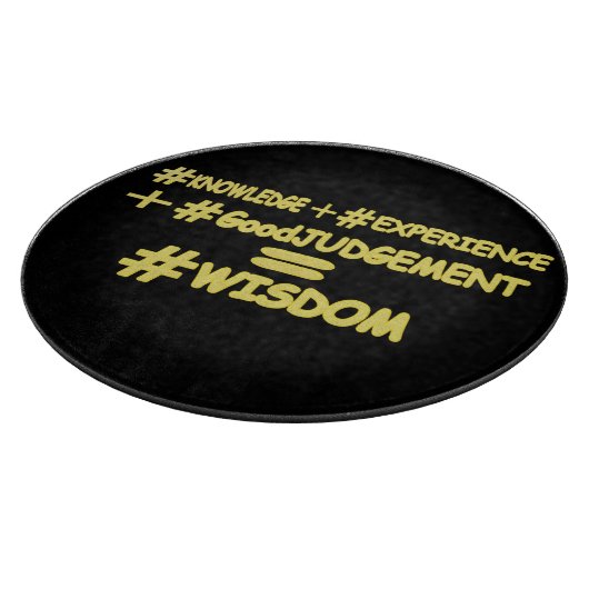 "WISDOM EQUATION" Cute Expression Design. Bestel n Snijplank (Hoek)