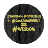 "WISDOM EQUATION" Cute Expression Design. Bestel n Snijplank (Voorkant)