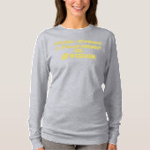 "WISDOM EQUATION" Cute Expression Design. Bestel n T-shirt (Voorkant)