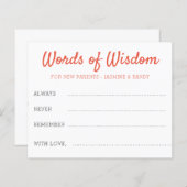 Wisdom Fiesta New Parents Baby shower (Voorkant / Achterkant)