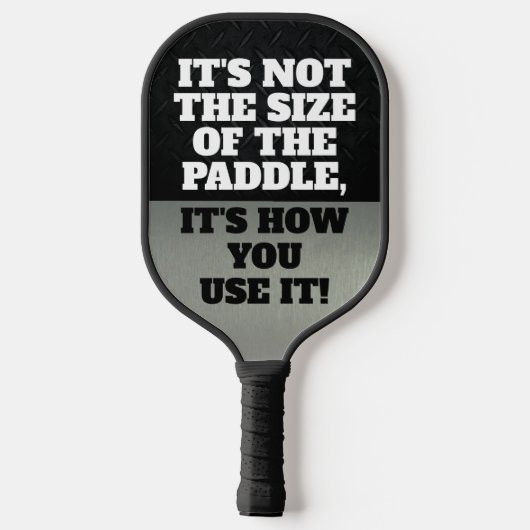 Wisdom Funny Quote Joke Cool Pickleball Paddle (Achterkant)