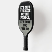 Wisdom Funny Quote Joke Cool Pickleball Paddle (Links)