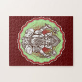 Wisdom Ganapati India Hindu Lord Ganesha Elephant Legpuzzel (Horizontaal)