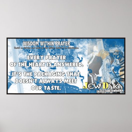 Wisdom in Prayer Poster (Voorkant)