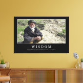 Wisdom: Inspirerend prijsopgave 1 Canvas Afdruk (Insitu (Woonkamer))