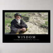 Wisdom: Inspirerend prijsopgave 1 Poster (Voorkant)