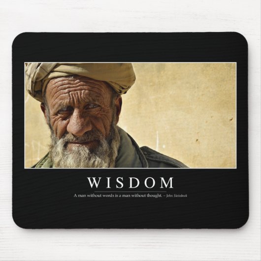 Wisdom: Inspirerend prijsopgave 2 Muismat (Voorkant)