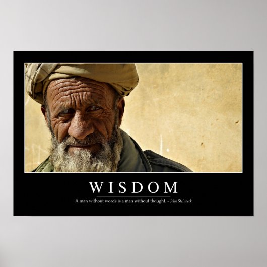 Wisdom: Inspirerend prijsopgave 2 Poster (Voorkant)