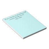 Wisdom is beter dan Wit Jane Austen Quote Notitieblok (Schuin)