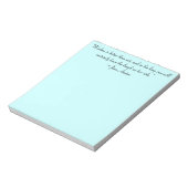 Wisdom is beter dan Wit Jane Austen Quote Notitieblok (Linkerzijde)