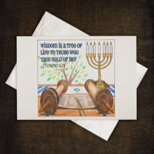 Wisdom is een Tree of Life Inspirerend Briefkaart