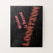 Wisdom is verder dan locatie Jigzaag Puzzle Legpuzzel (Verticaal)