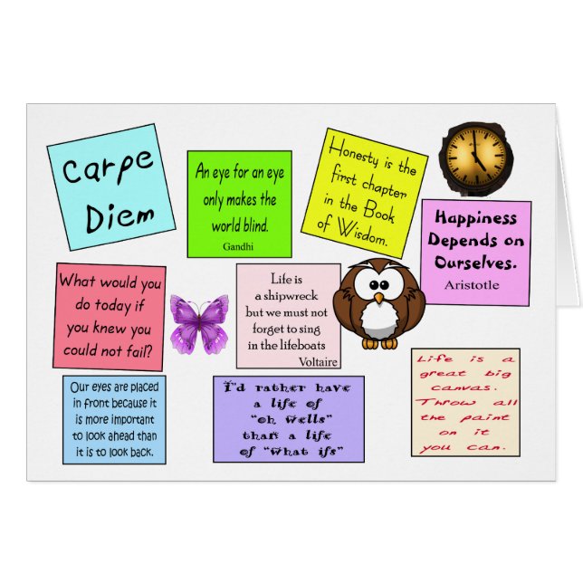 Wisdom Kaart (Voorkant Horizontaal)