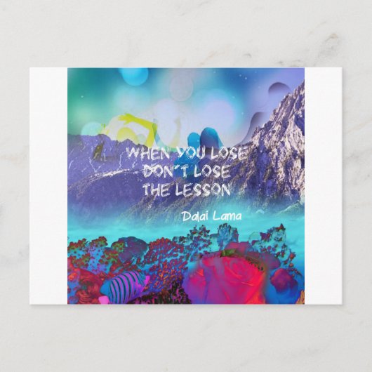 Wisdom kan alles doen briefkaart (Voorkant)