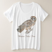 Wisdom kost tijd grote maat t-shirt (Design voorkant)
