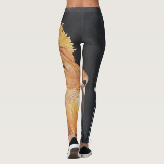 "Wisdom" Lion Leggings (Achterkant)