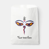 Wisdom-ogen van boeddha - Bodhnath - tempelogen Bedankzakje (Voorkant)