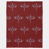 Wisdom-ogen van boeddha - Bodhnath - tempelogen Fleece Deken (Voorkant)