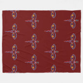 Wisdom-ogen van boeddha - Bodhnath - tempelogen Fleece Deken (Voorkant (Horizontaal))