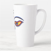 Wisdom-ogen van boeddha - Bodhnath - tempelogen Latte Mok (Rechts)