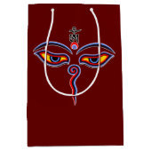 Wisdom-ogen van boeddha - Bodhnath - tempelogen Medium Cadeauzakje (Voorkant)
