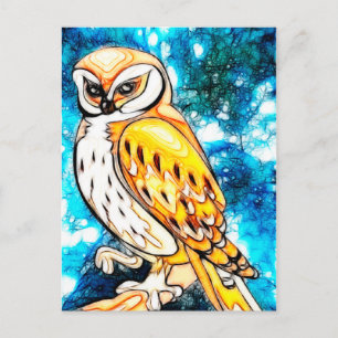 Wisdom Owl Briefkaart