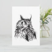 Wisdom Owl Kaart (Staand voorkant)